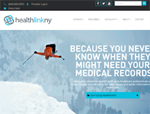 Tablet Screenshot of healthlinkny.com